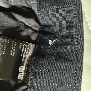 Uniqlo Navy with white stripes Women's Trousers